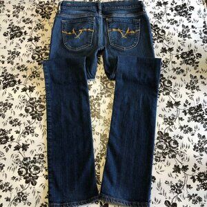 Diesel Jeans Liv Stretch Straight Leg Blue Womens Size W28 L32